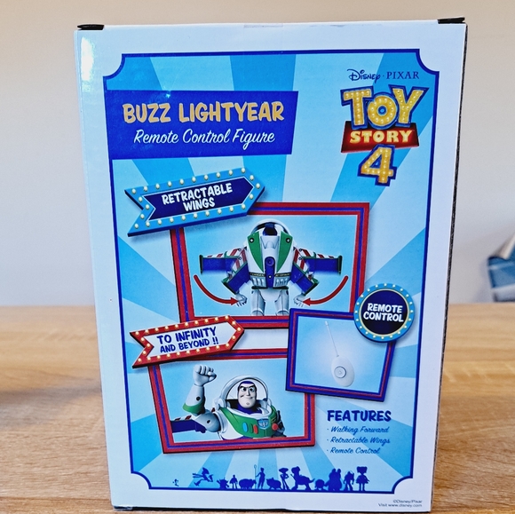 Disney Pixar Toy Story 4 Buzz LightYear Remote Control Figure - Picture 4 of 5